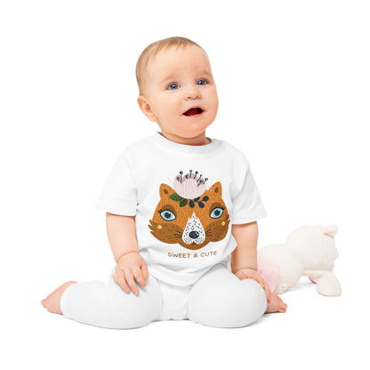 Eco-Friendly Baby Cute Fox T-Shirt 0-3yrs