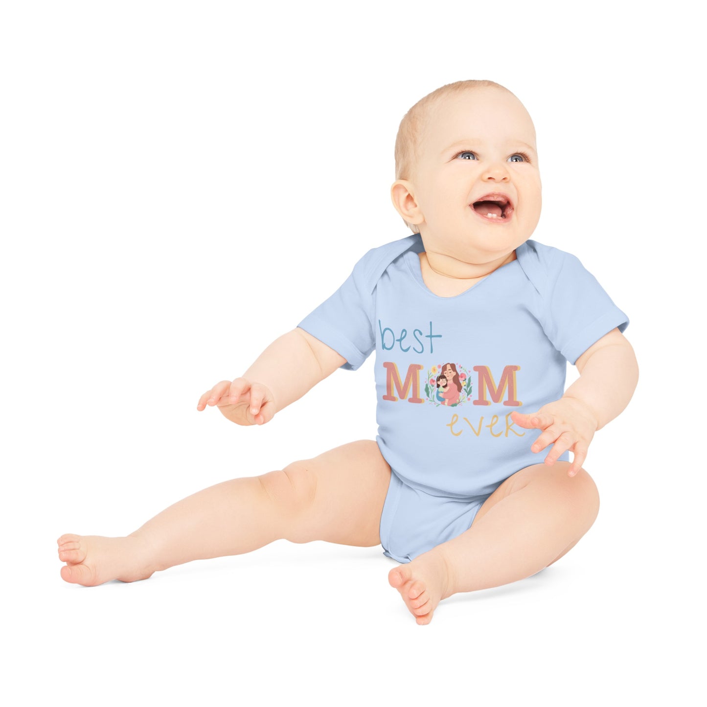 Eco-Friendly Baby Organic Short Sleeve Bodysuit