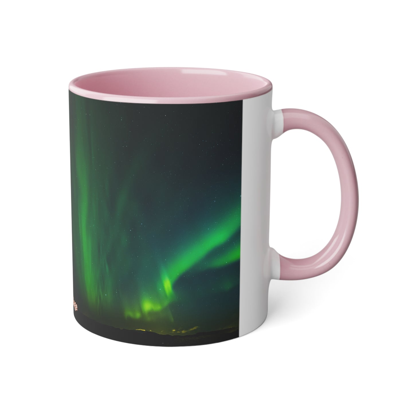 White Accent Mug, 11oz