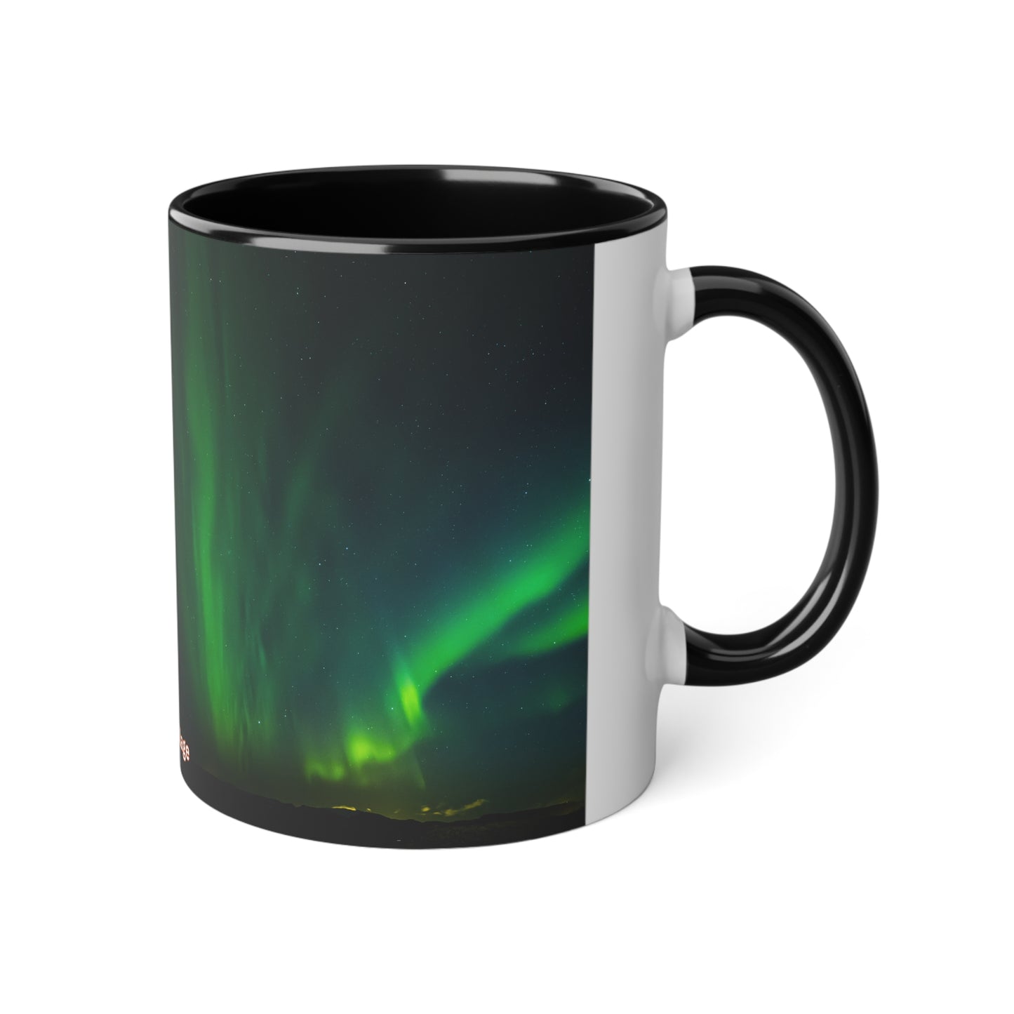 White Accent Mug, 11oz