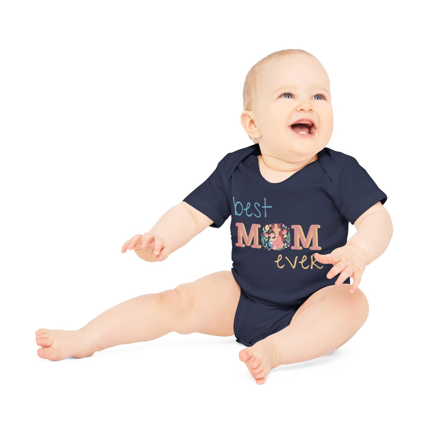 Eco-Friendly Baby Organic Short Sleeve Bodysuit