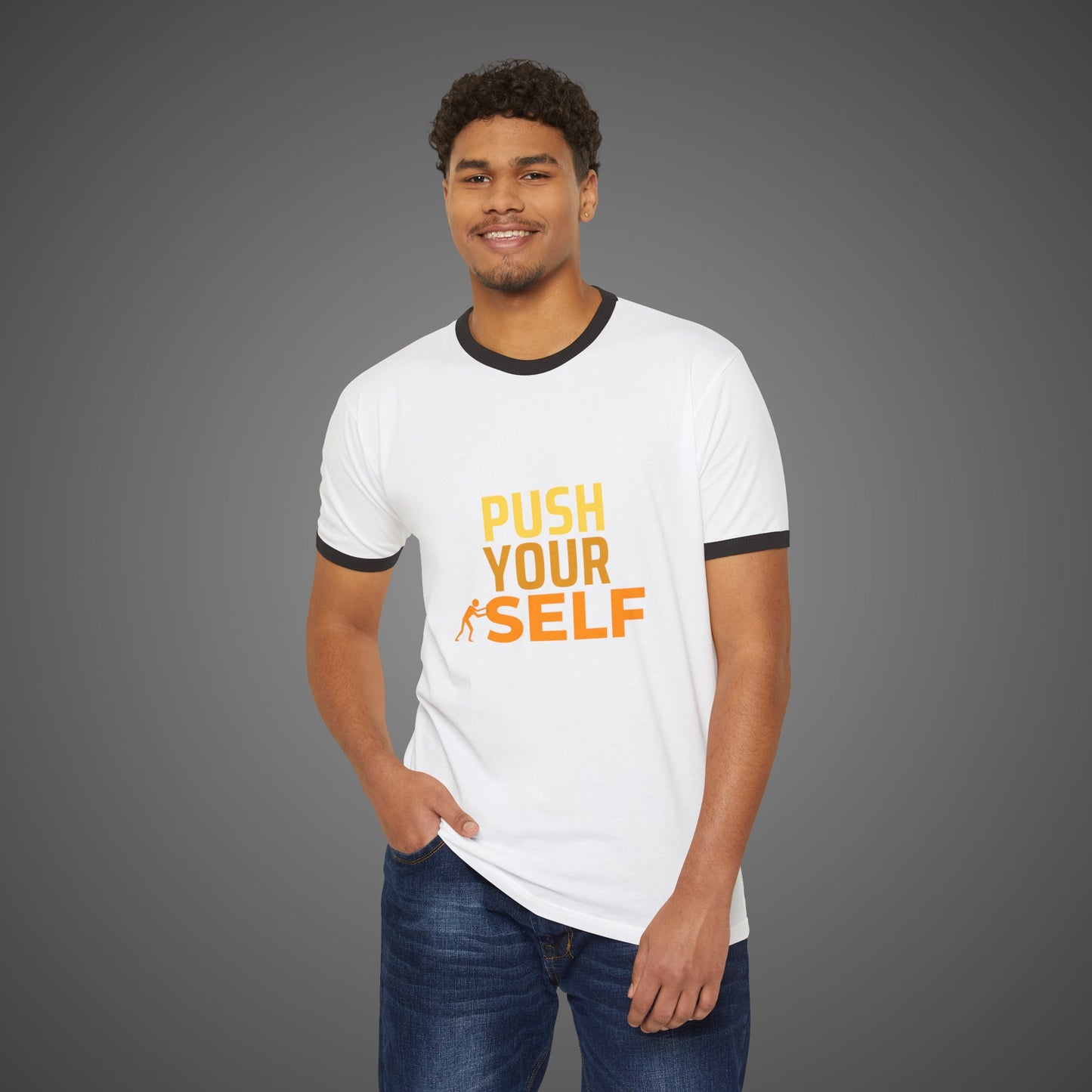 Motivational  Cotton Ringer T-Shirt