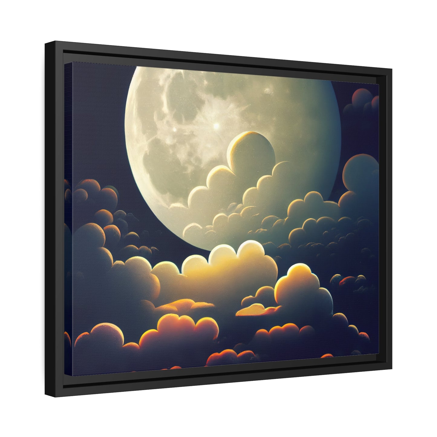 Matte Canvas, Black Frame