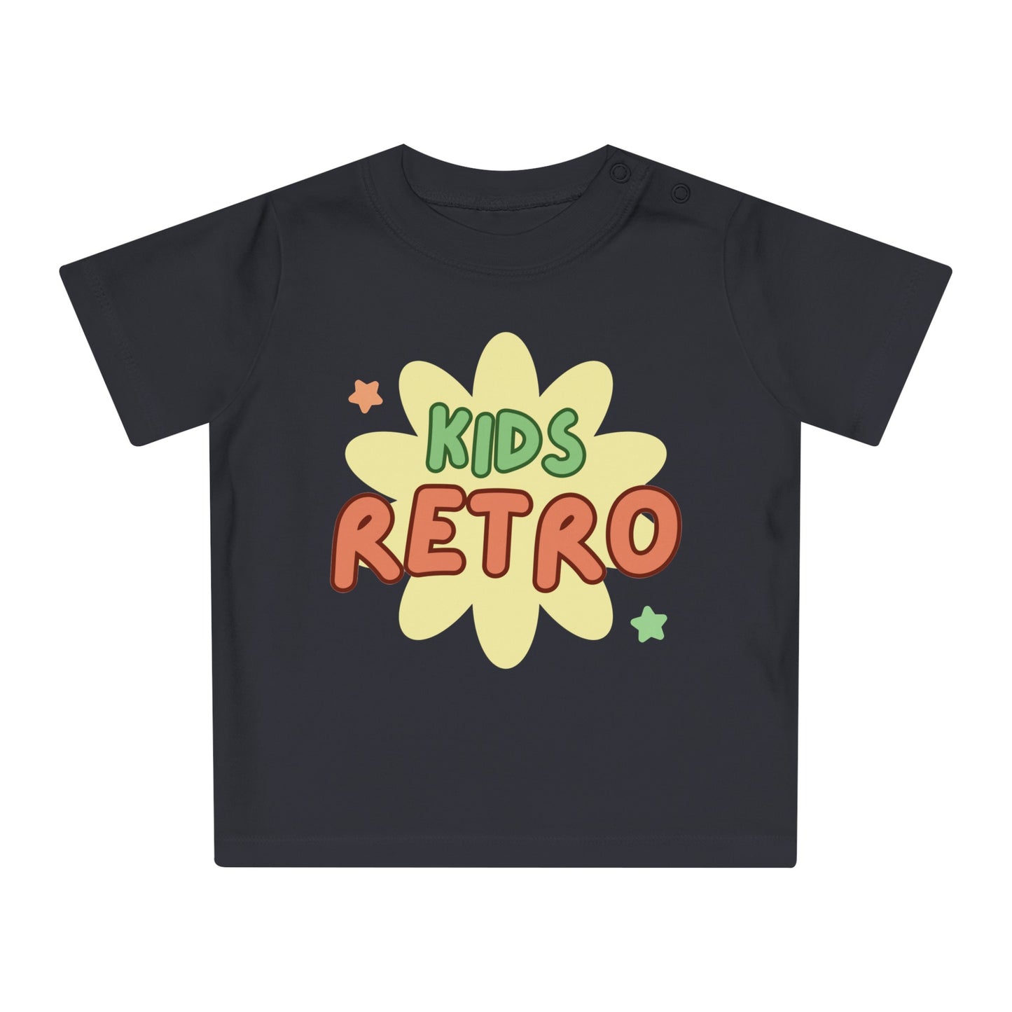 Eco-Friendly Baby Kids Retro T-Shirt 0-3yrs