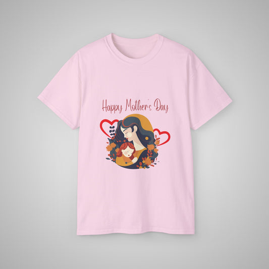 Ultra Cotton Happy Mother's Day  Tee