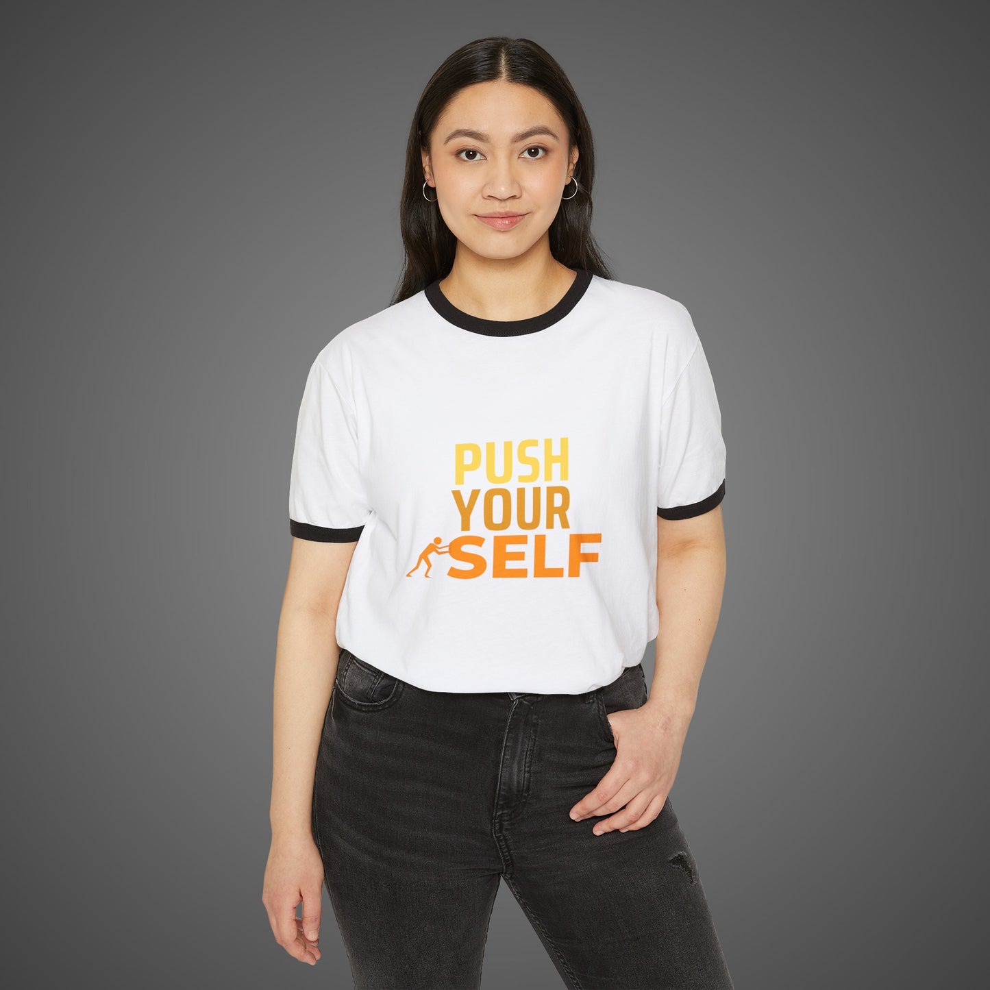 Motivational  Cotton Ringer T-Shirt