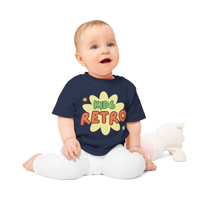 Eco-Friendly Baby Kids Retro T-Shirt 0-3yrs