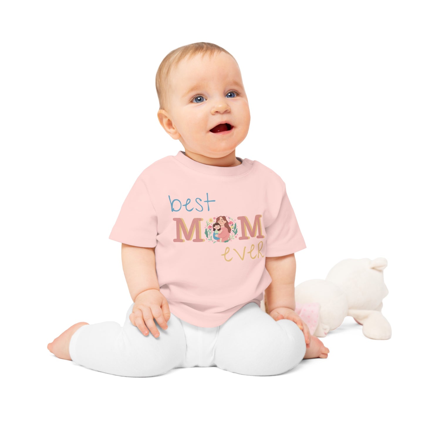 Eco-Friendly Baby Best Mom T-Shirt 0-3yrs