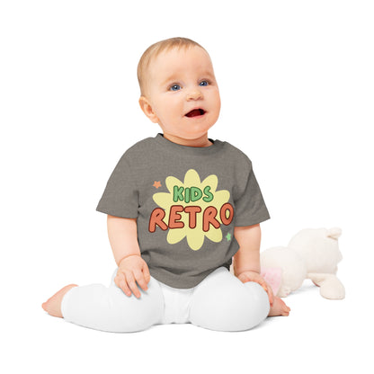 Eco-Friendly Baby Kids Retro T-Shirt 0-3yrs