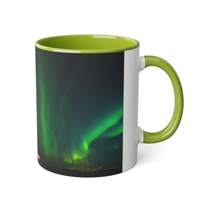 White Accent Mug, 11oz