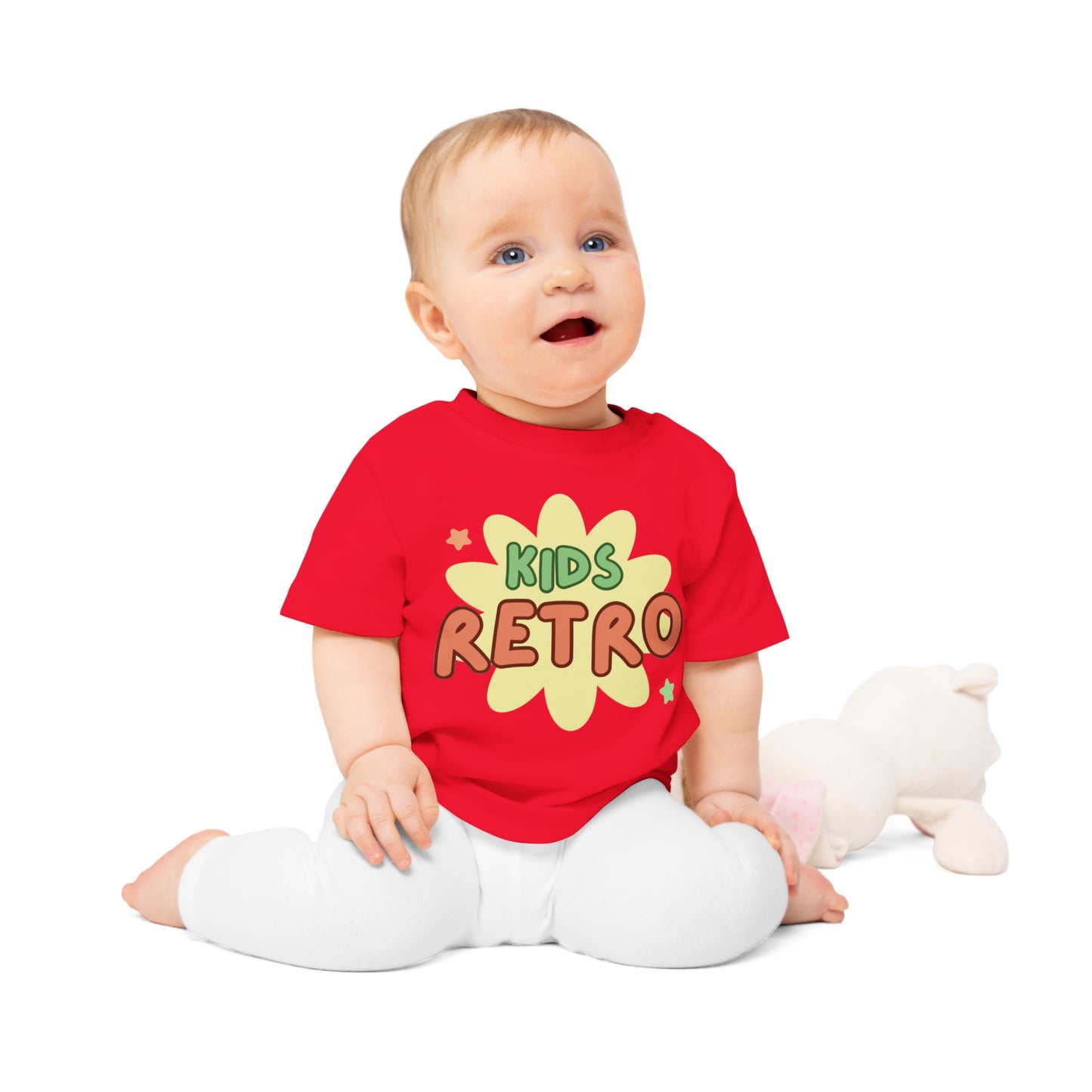 Eco-Friendly Baby Kids Retro T-Shirt 0-3yrs