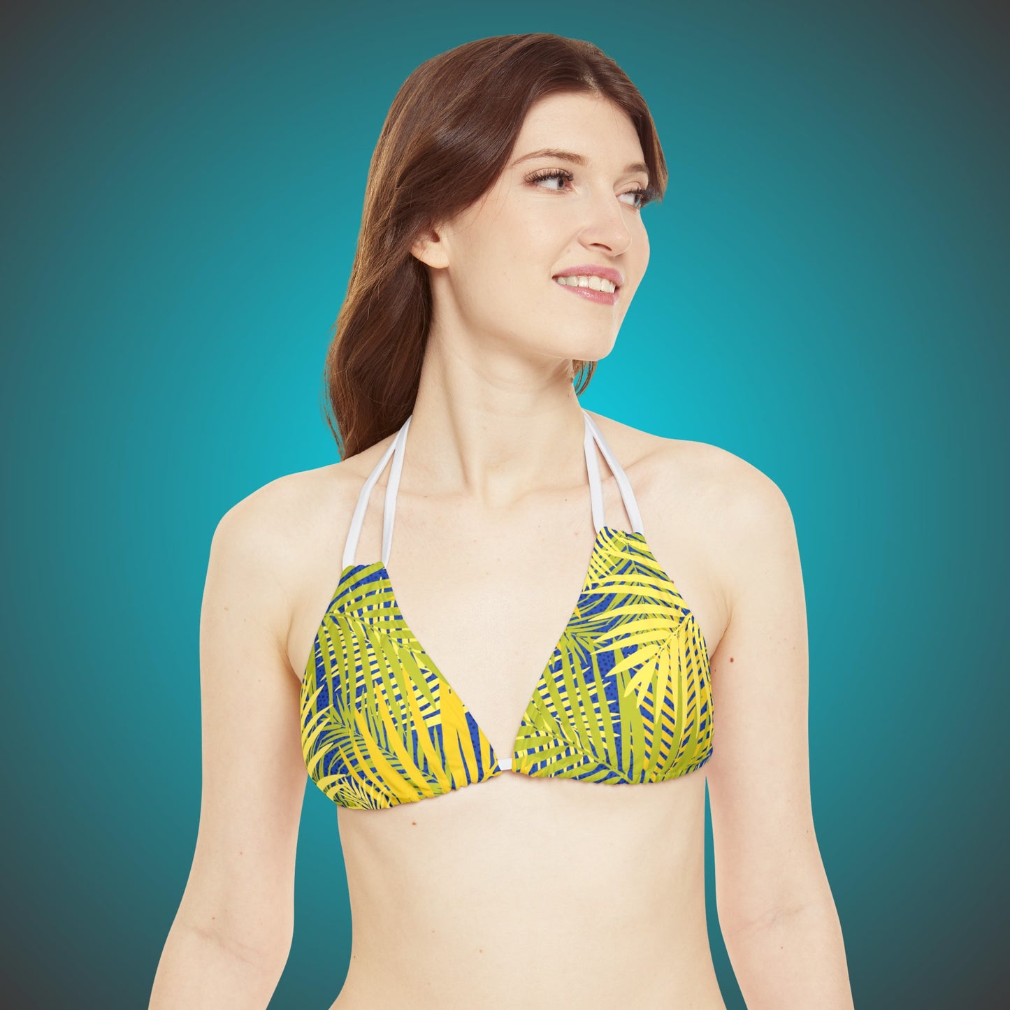 Exclusive tropicle Strappy Bikini Set By HappyBuy Village