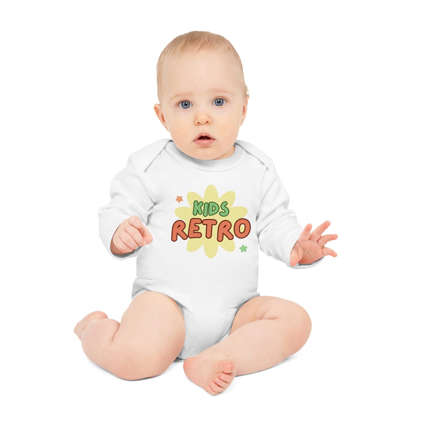 Eco-Friendly Baby Long-Sleeve Organic Bodysuit