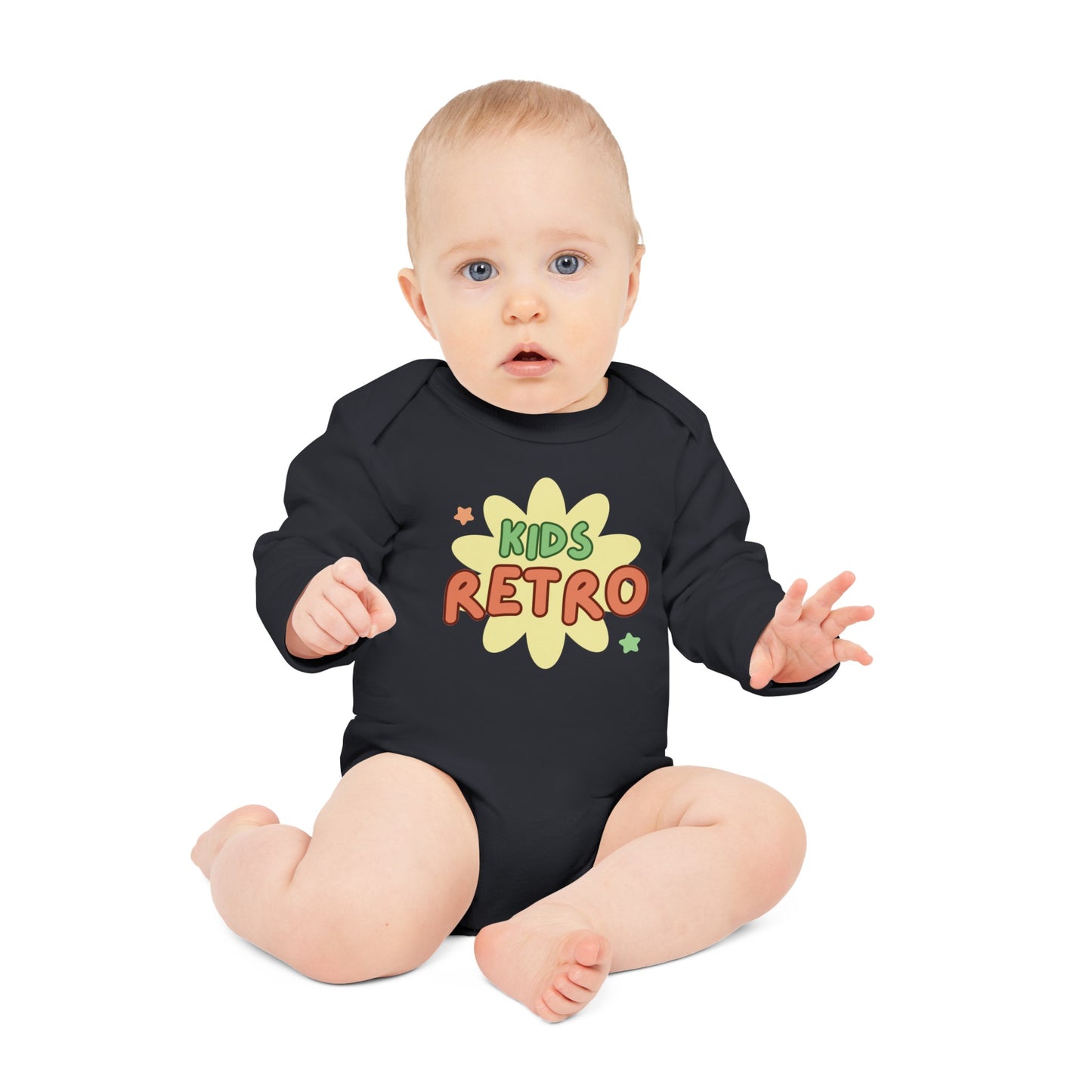 Eco-Friendly Baby Long-Sleeve Organic Bodysuit