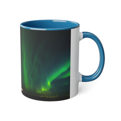 White Accent Mug, 11oz