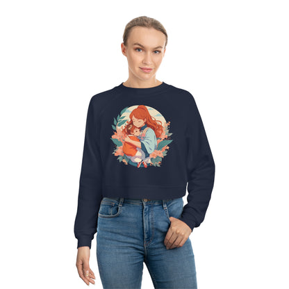 Women's Cropped Fleece Pullover