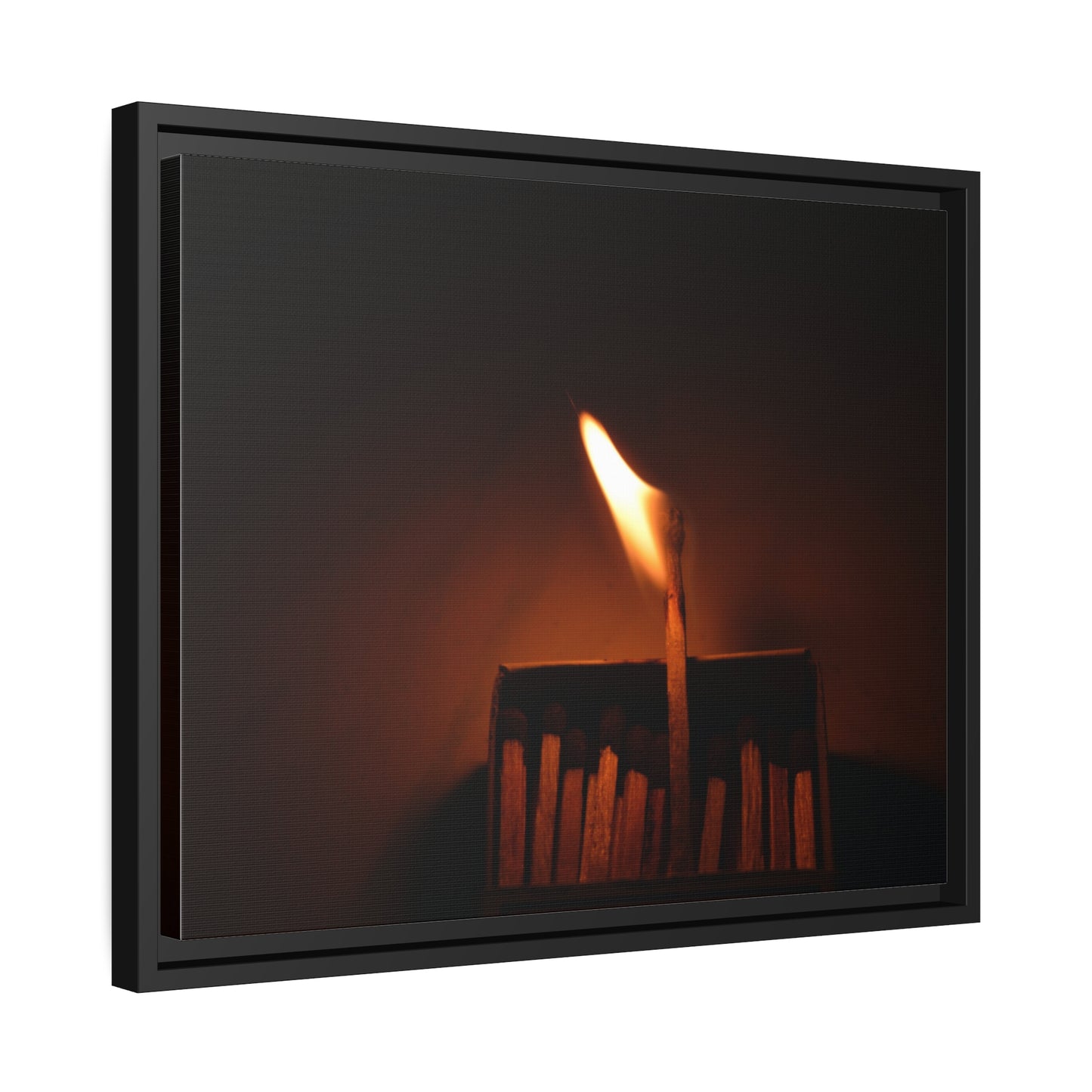 Matte Canvas, Black Frame
