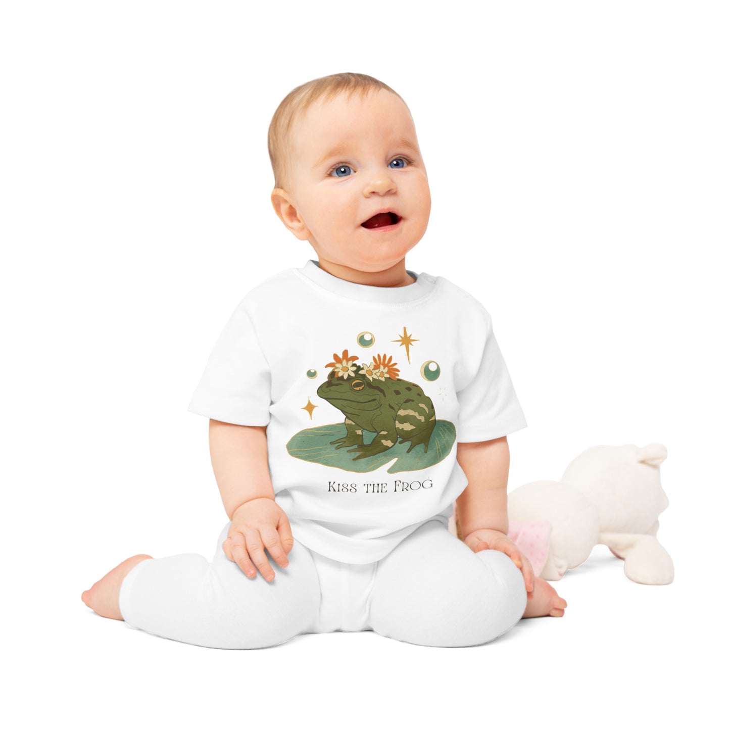 Eco-Friendly Baby Frog T-Shirt 0-3yrs