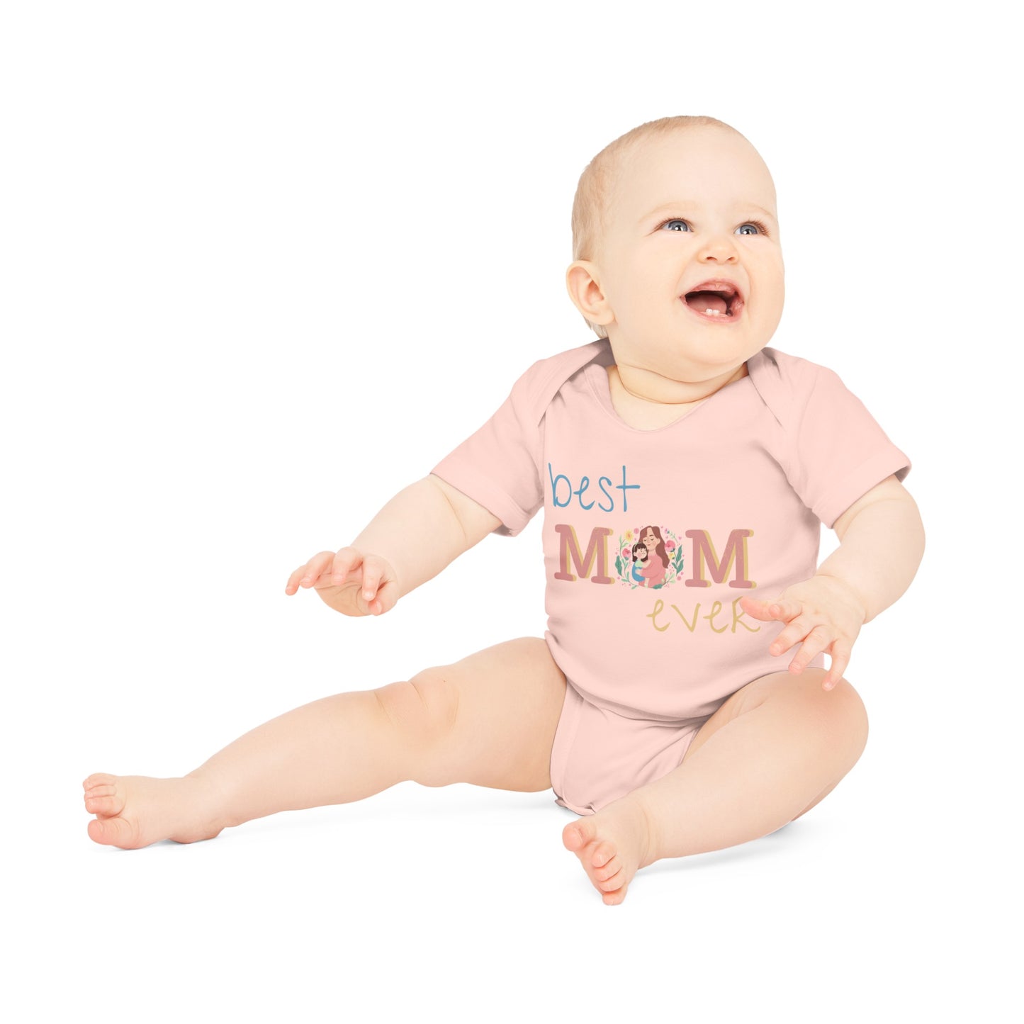 Eco-Friendly Baby Organic Short Sleeve Bodysuit