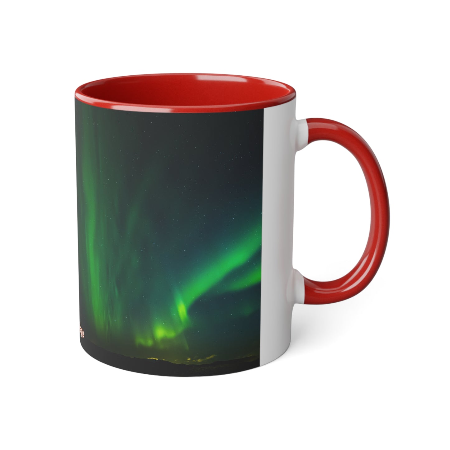 White Accent Mug, 11oz