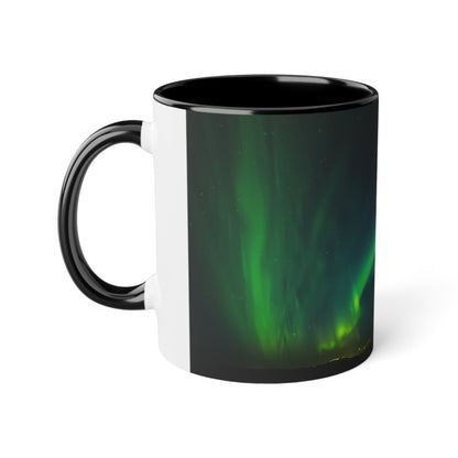 White Accent Mug, 11oz