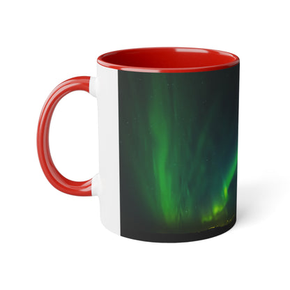 White Accent Mug, 11oz