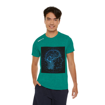 Men's modern brain Sports T-shirt By HappyBuyVillage