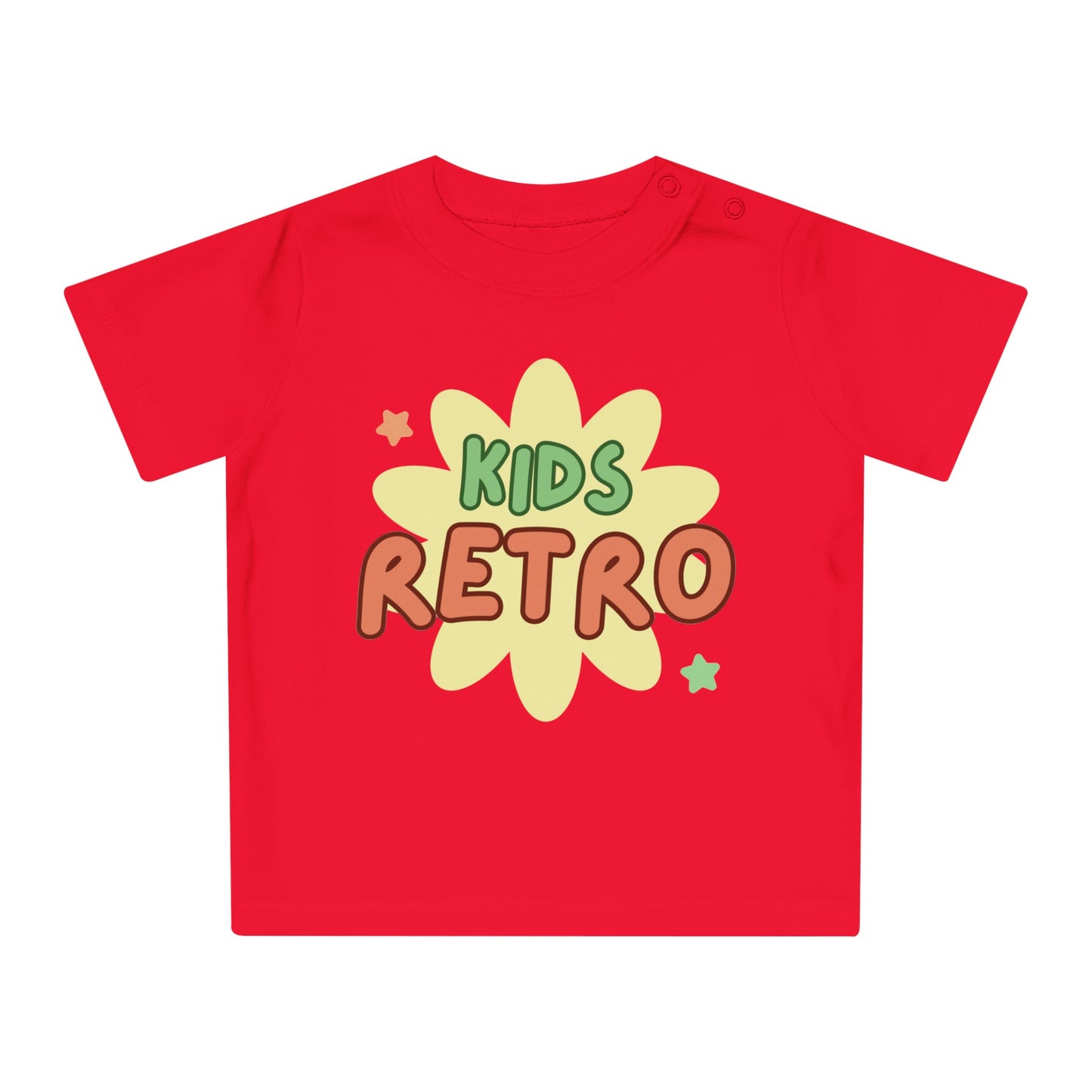 Eco-Friendly Baby Kids Retro T-Shirt 0-3yrs