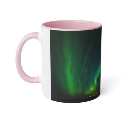 White Accent Mug, 11oz