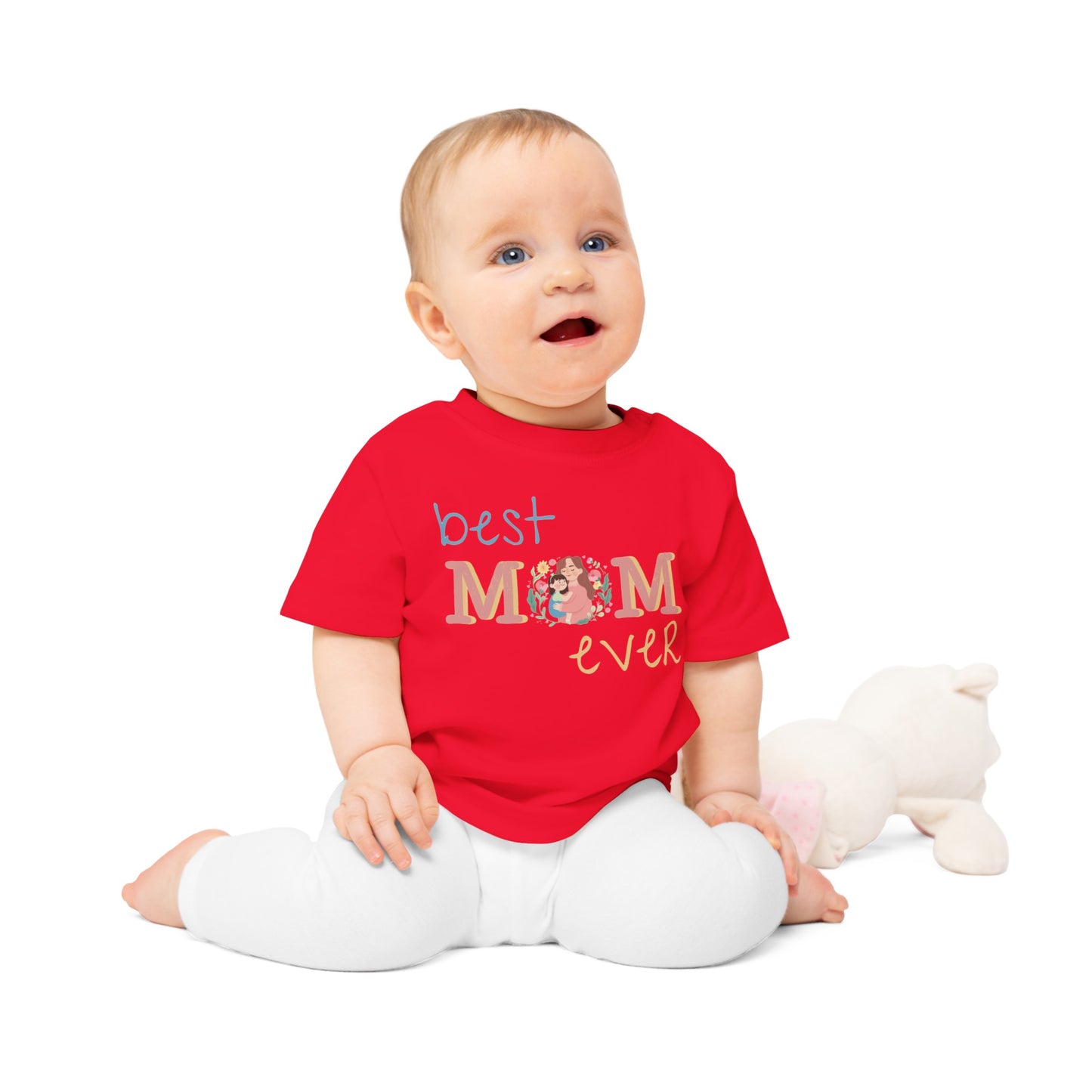 Eco-Friendly Baby Best Mom T-Shirt 0-3yrs