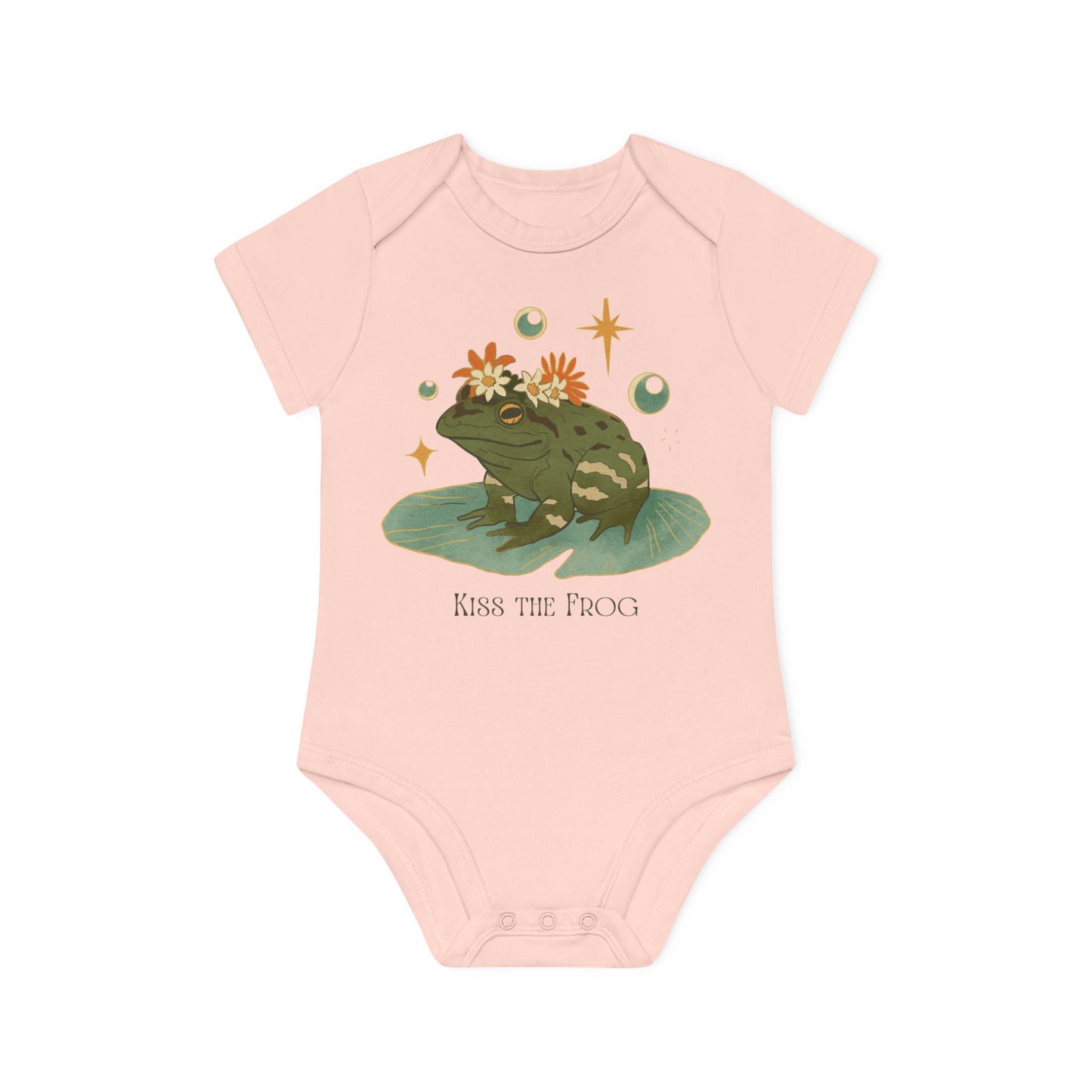 Eco-Friendly Baby Organic Short Sleeve Bodysuit