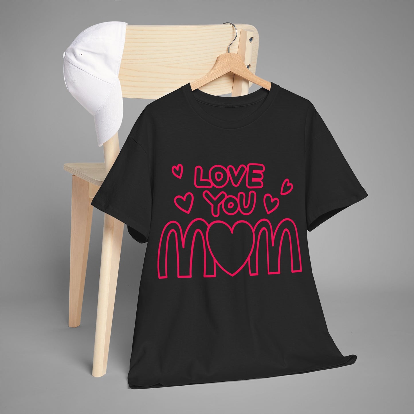 Love you mom Heavy Cotton Tee