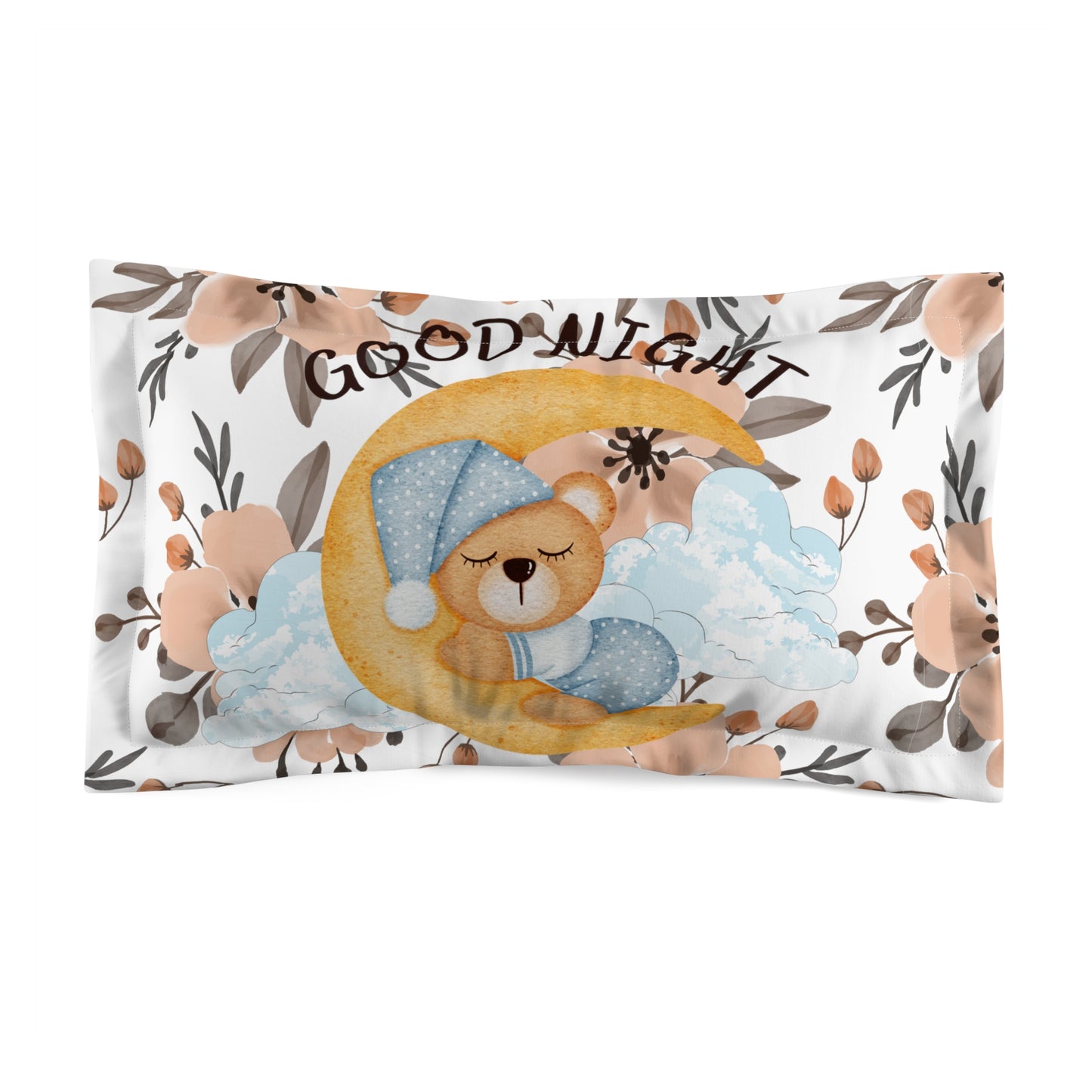 Good Night Microfiber Pillow Sham