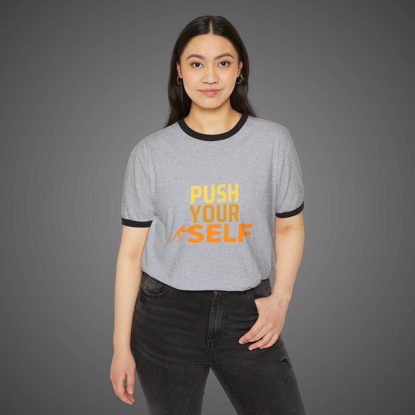 Motivational  Cotton Ringer T-Shirt